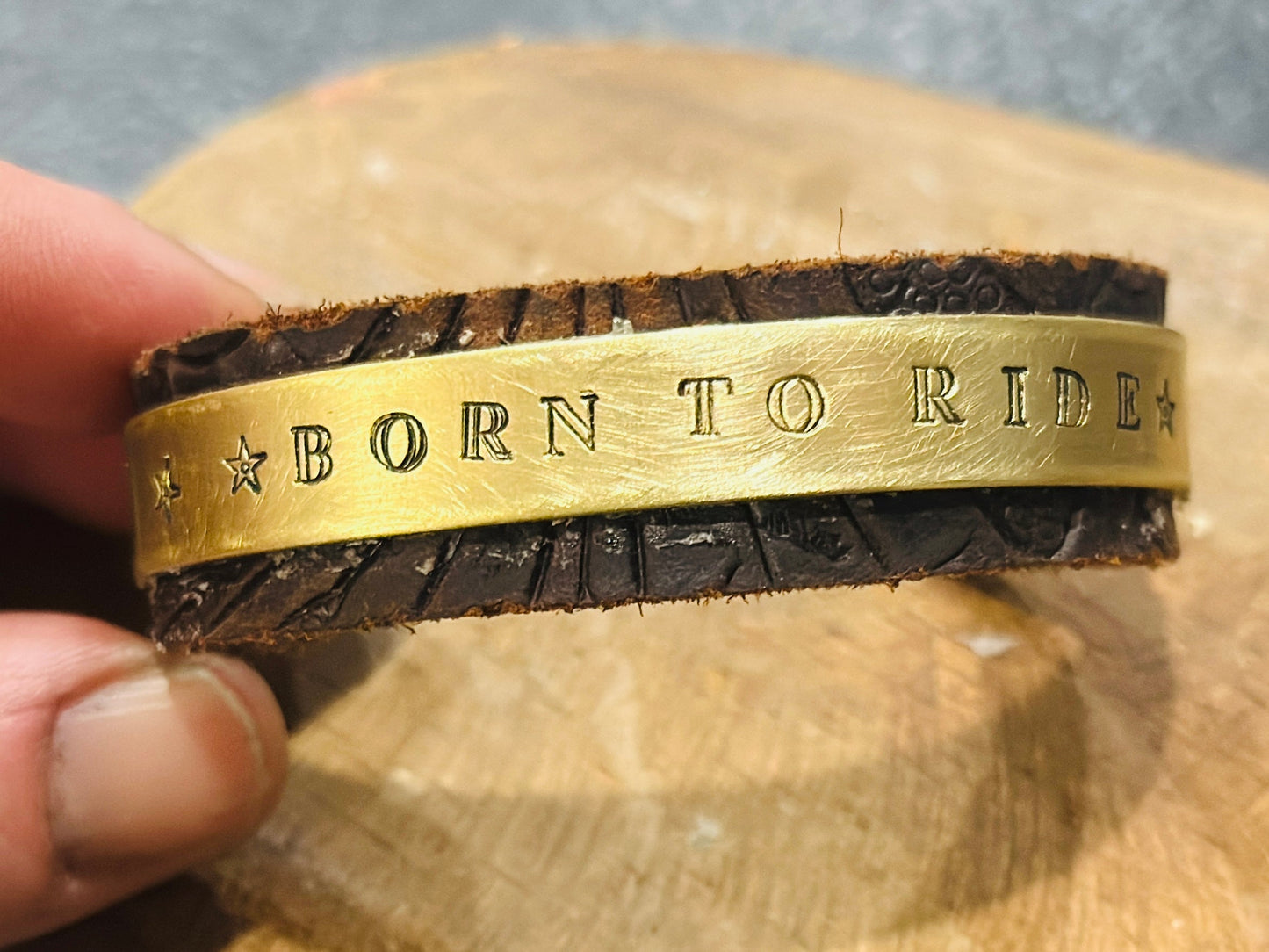 Born to Ride Western Cuff Bracelet Millville Ridge Farm