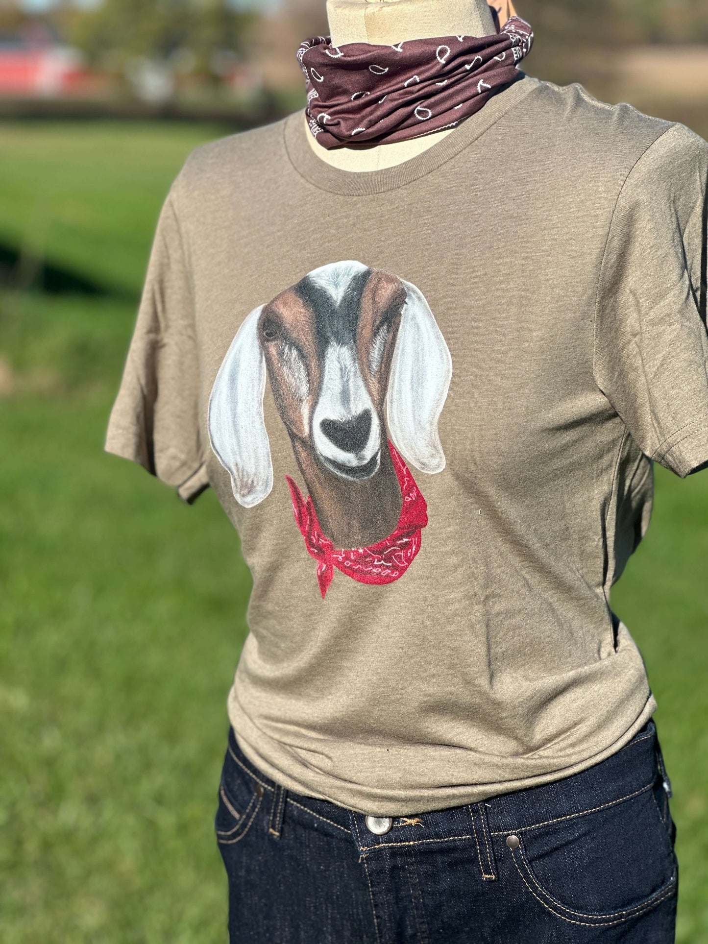 Buckshot Nubian Goat Tshirt Millville Ridge Farm