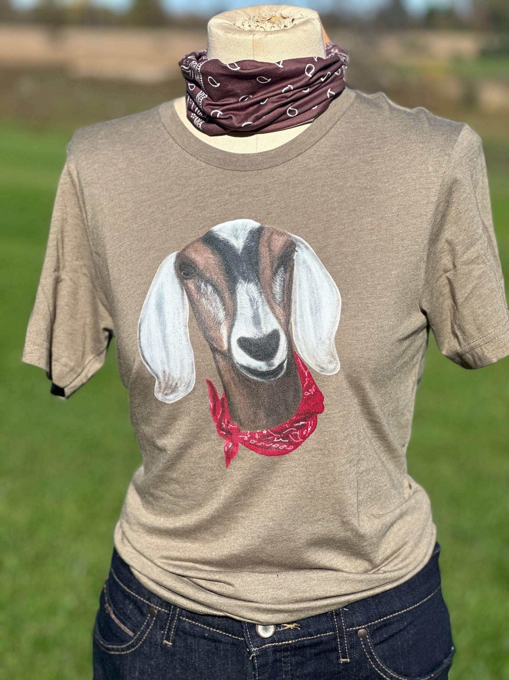 Buckshot Nubian Goat Tshirt Millville Ridge Farm