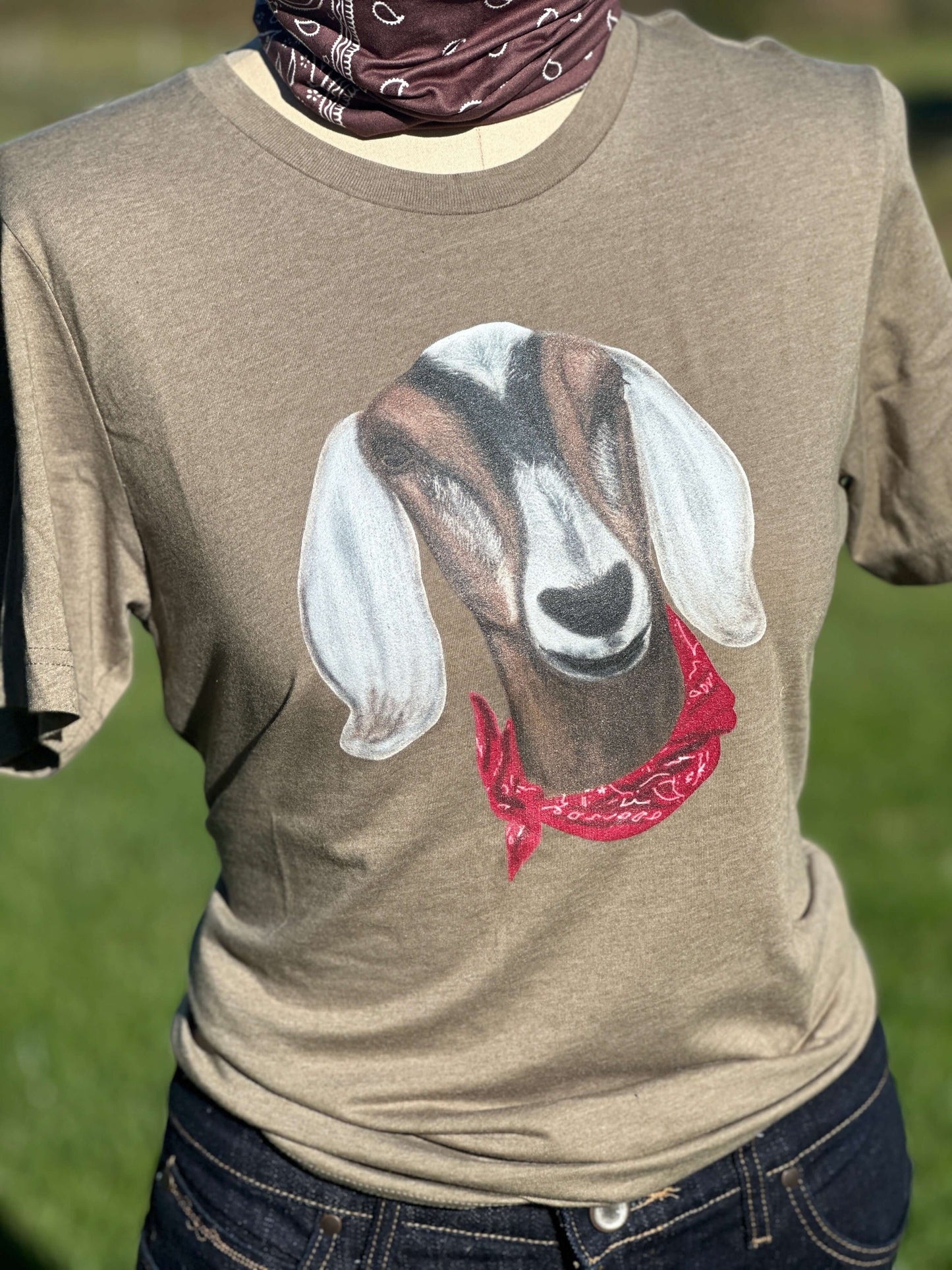 Buckshot Nubian Goat Tshirt Millville Ridge Farm