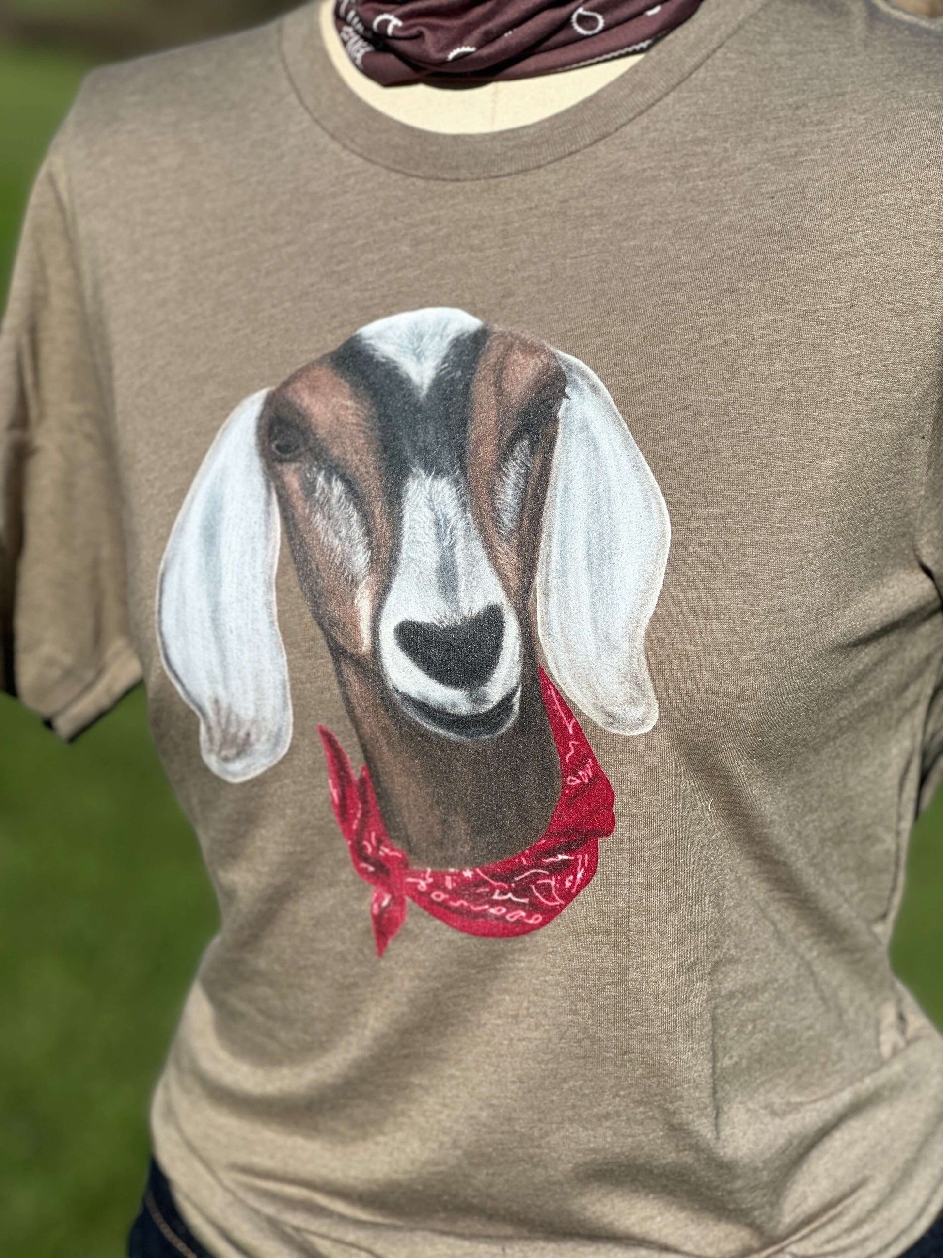 Buckshot Nubian Goat Tshirt Millville Ridge Farm