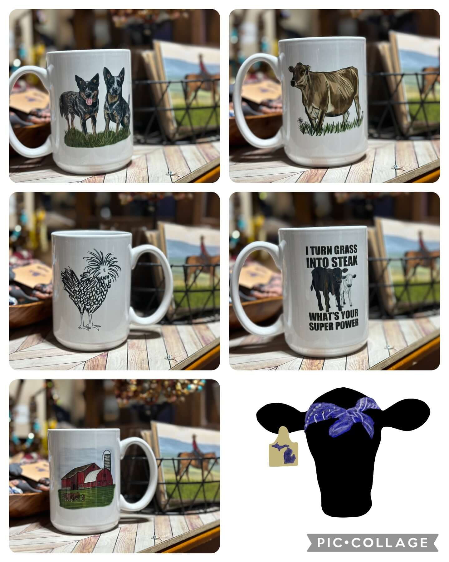 Cattle Dogs 15 oz Mug Millville Ridge Farm