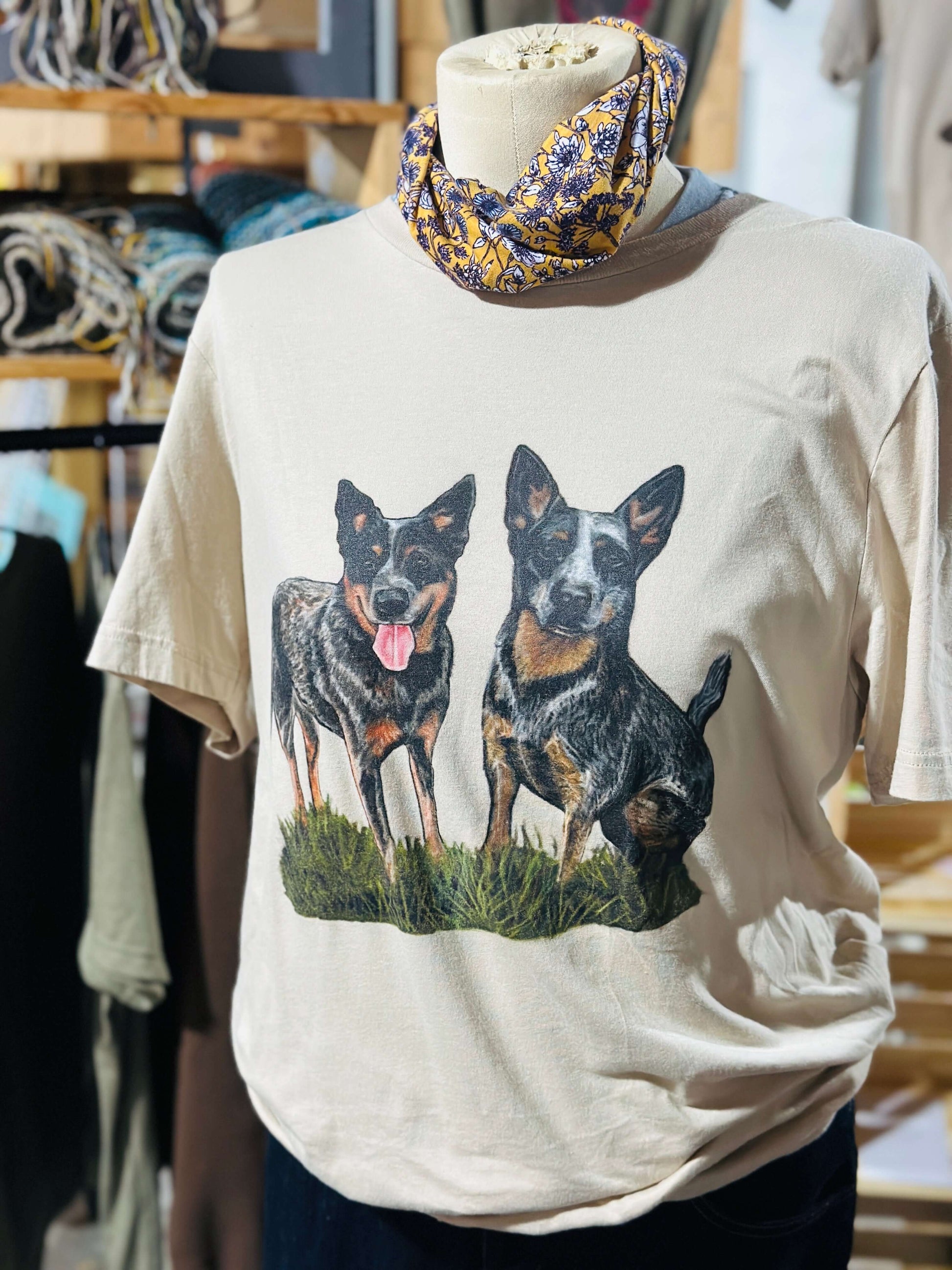 Cattle Dogs Axel & Annie Graphic T-shirt Millville Ridge Farm