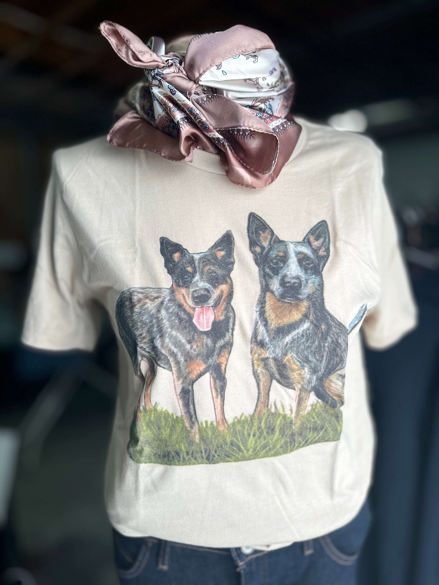 Cattle Dogs Axel & Annie Graphic T-shirt Millville Ridge Farm