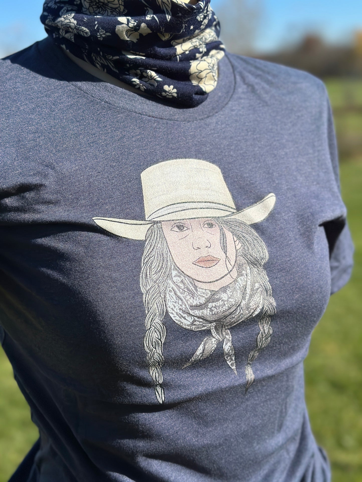 Cowgirl Annie Graphic T-shirt Millville Ridge Farm