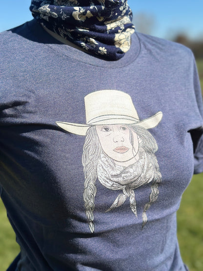 Cowgirl Annie Graphic T-shirt Millville Ridge Farm