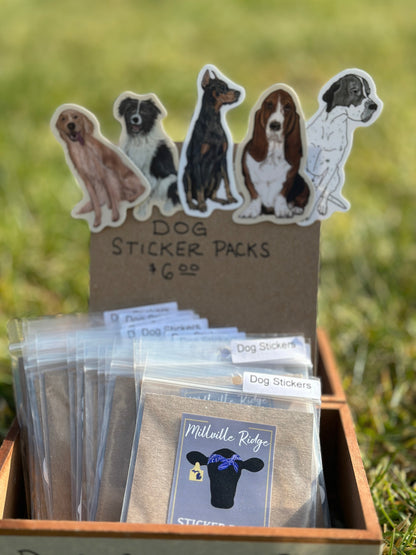 Dog Sticker Pack Millville Ridge Farm