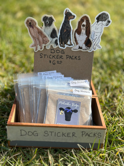 Dog Sticker Pack Millville Ridge Farm