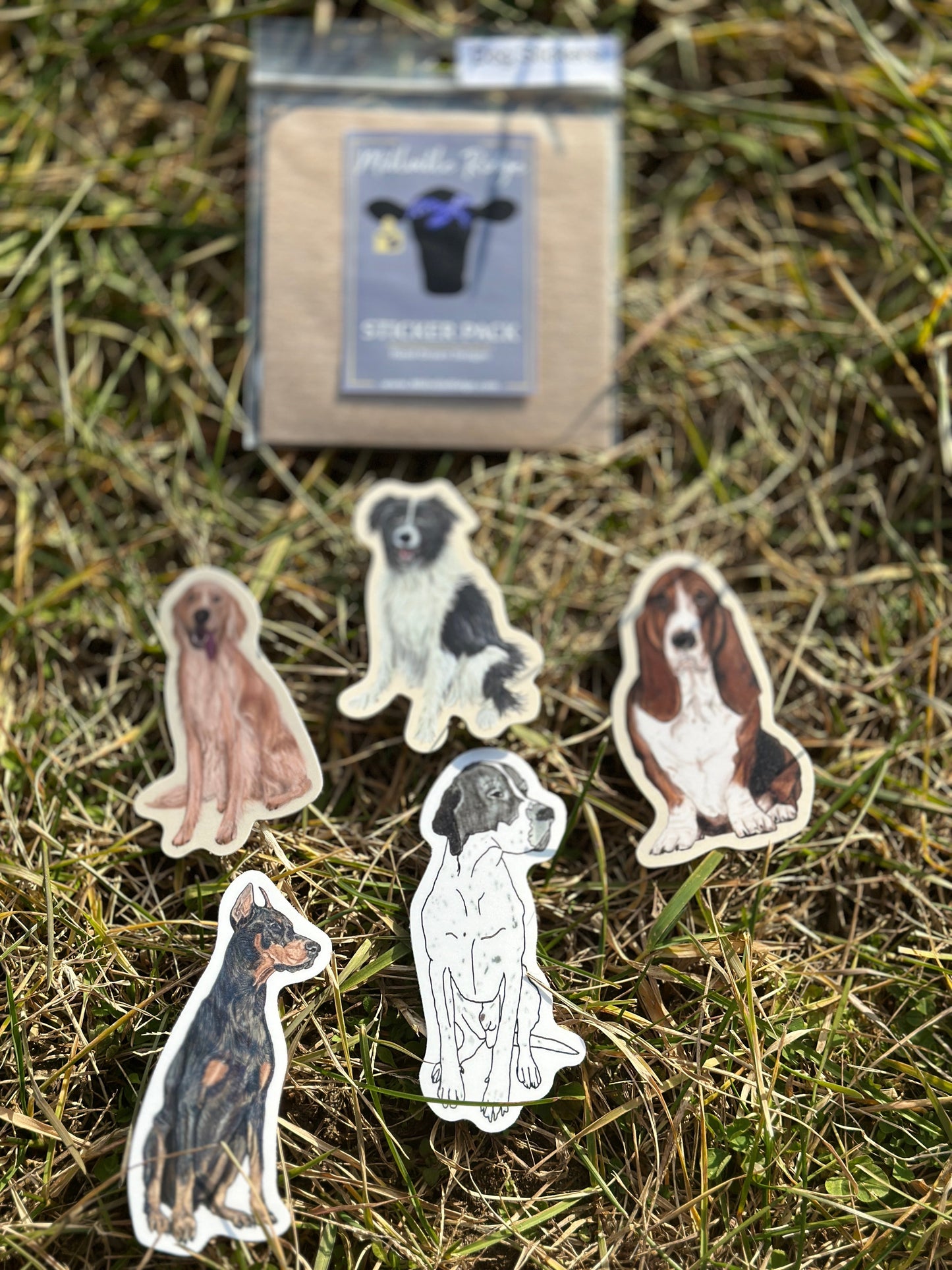 Dog Sticker Pack Millville Ridge Farm