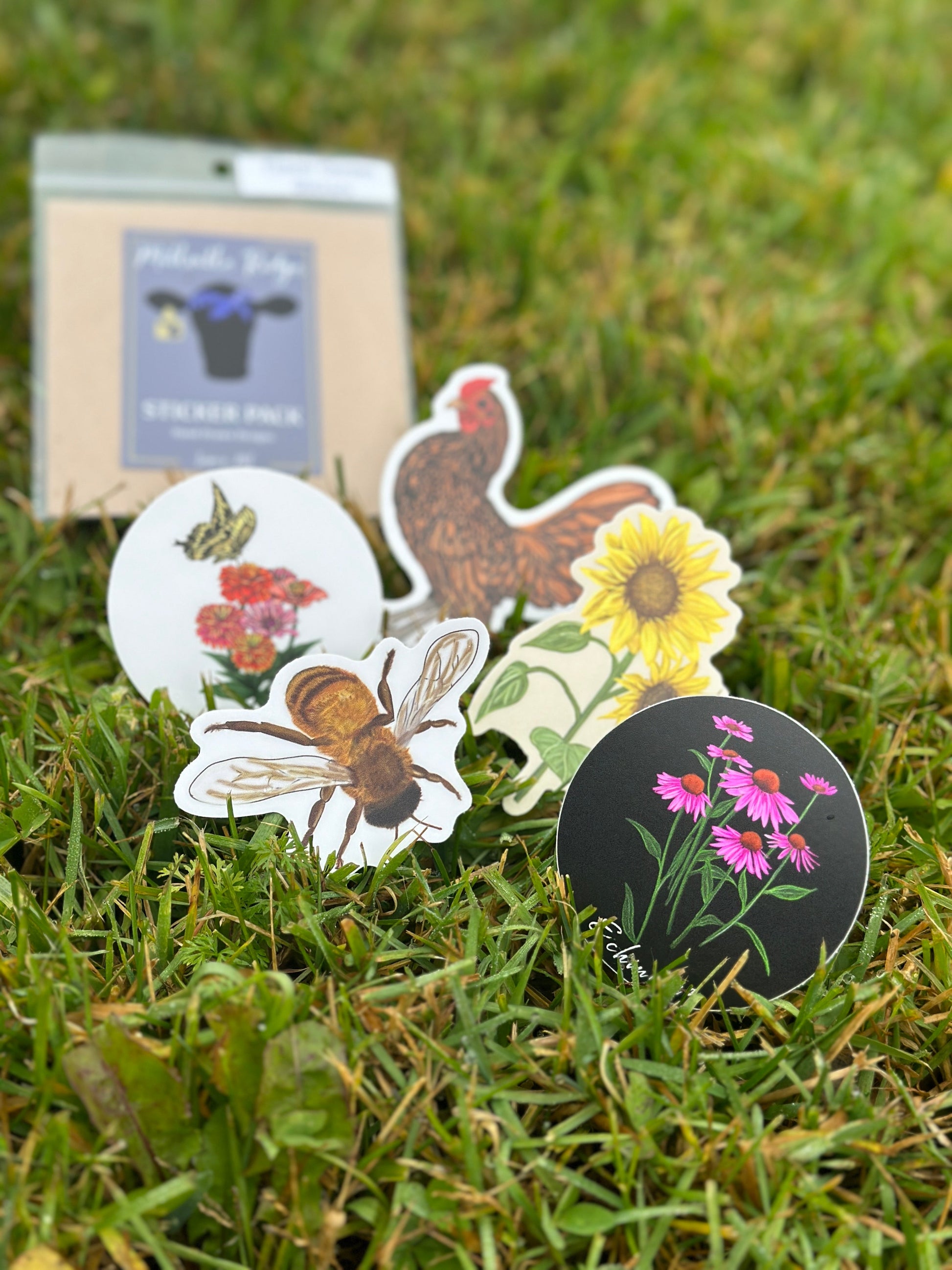 Flower Garden Sticker Pack Millville Ridge Farm