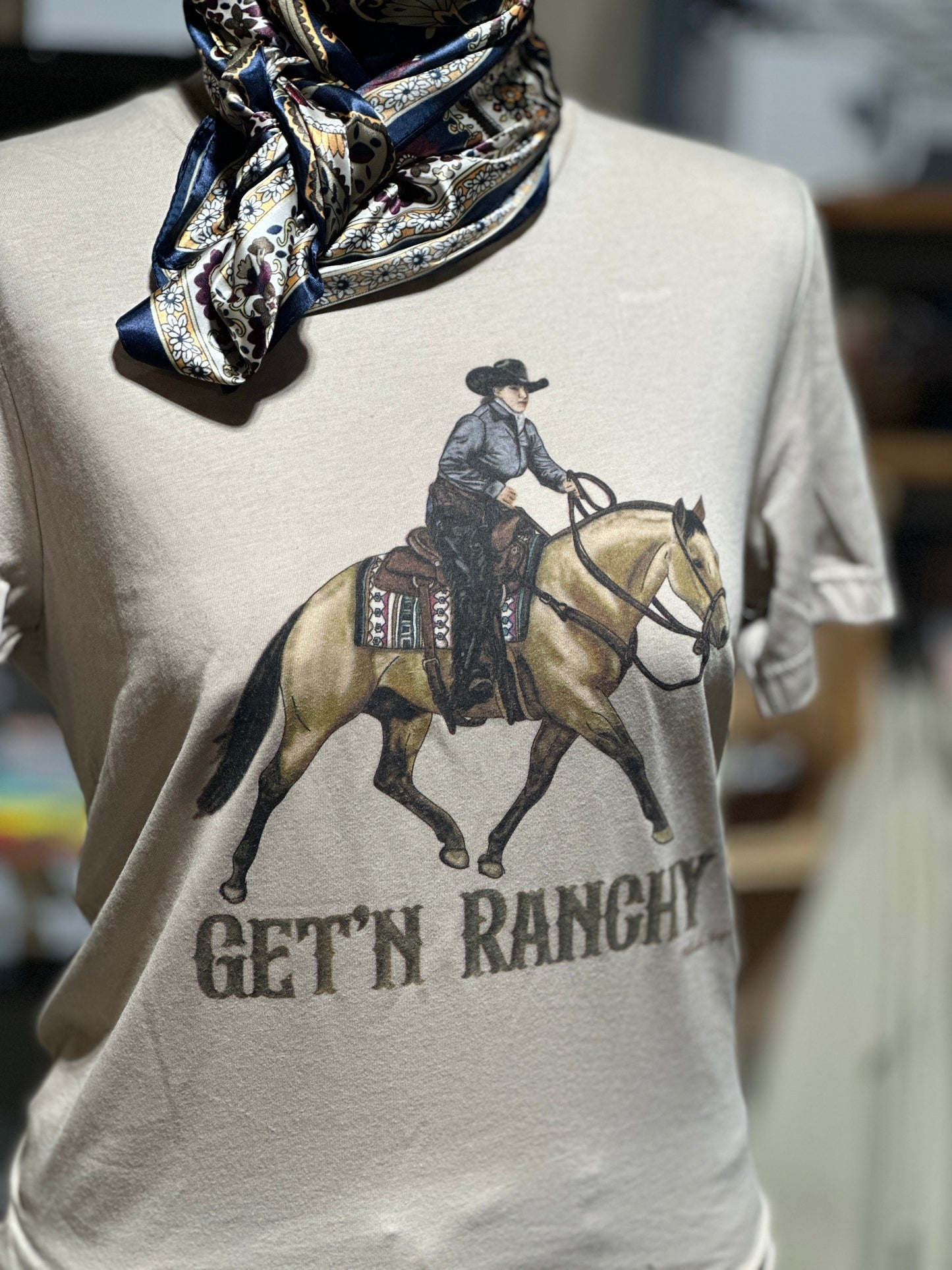 Get’n Ranchy Tshirt Millville Ridge Farm