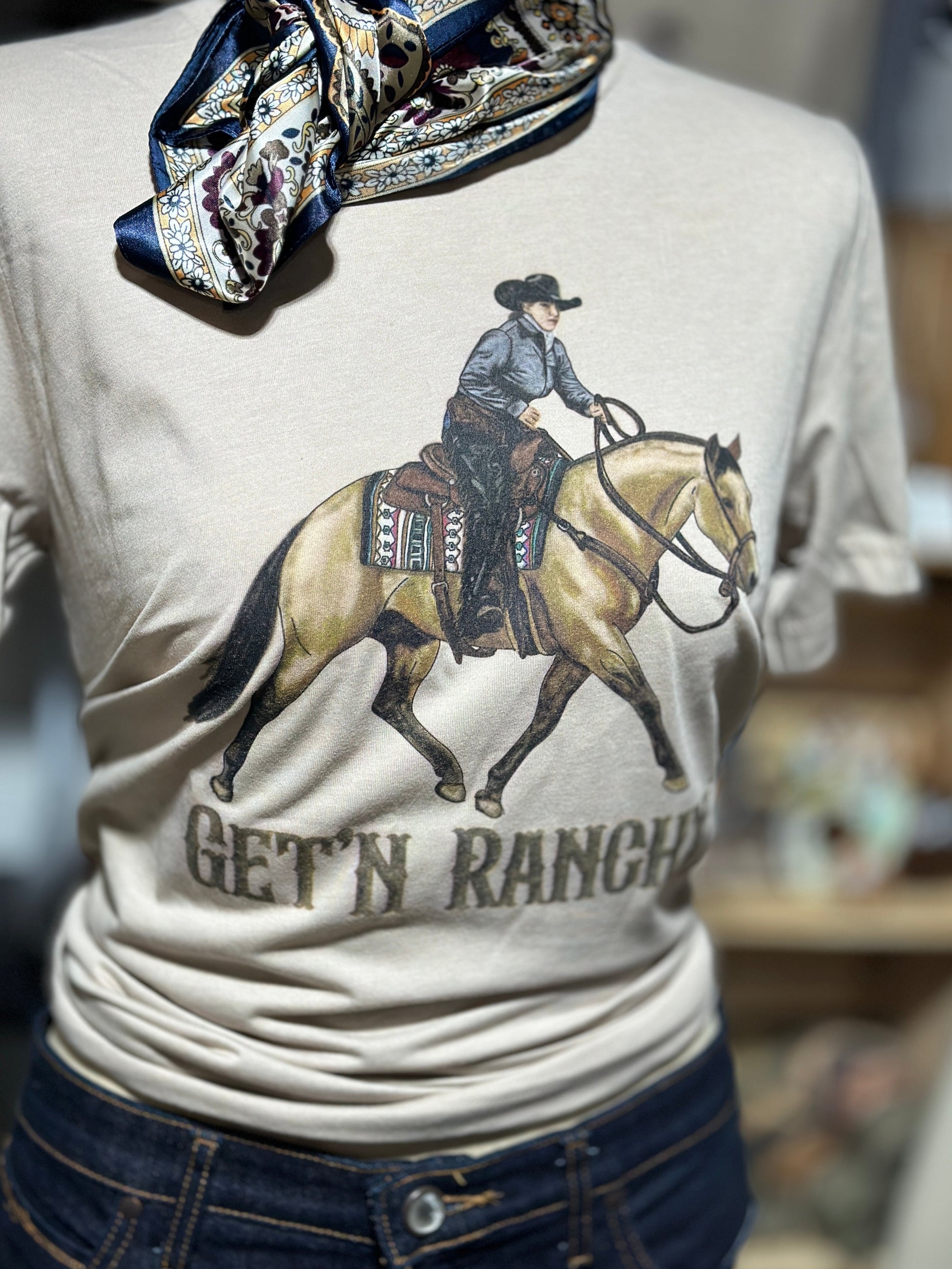 Get’n Ranchy Tshirt Millville Ridge Farm