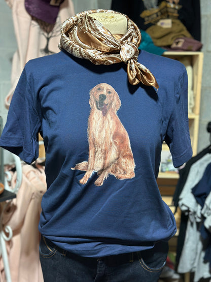 Golden Retriever Dog T-shirt Millville Ridge Farm