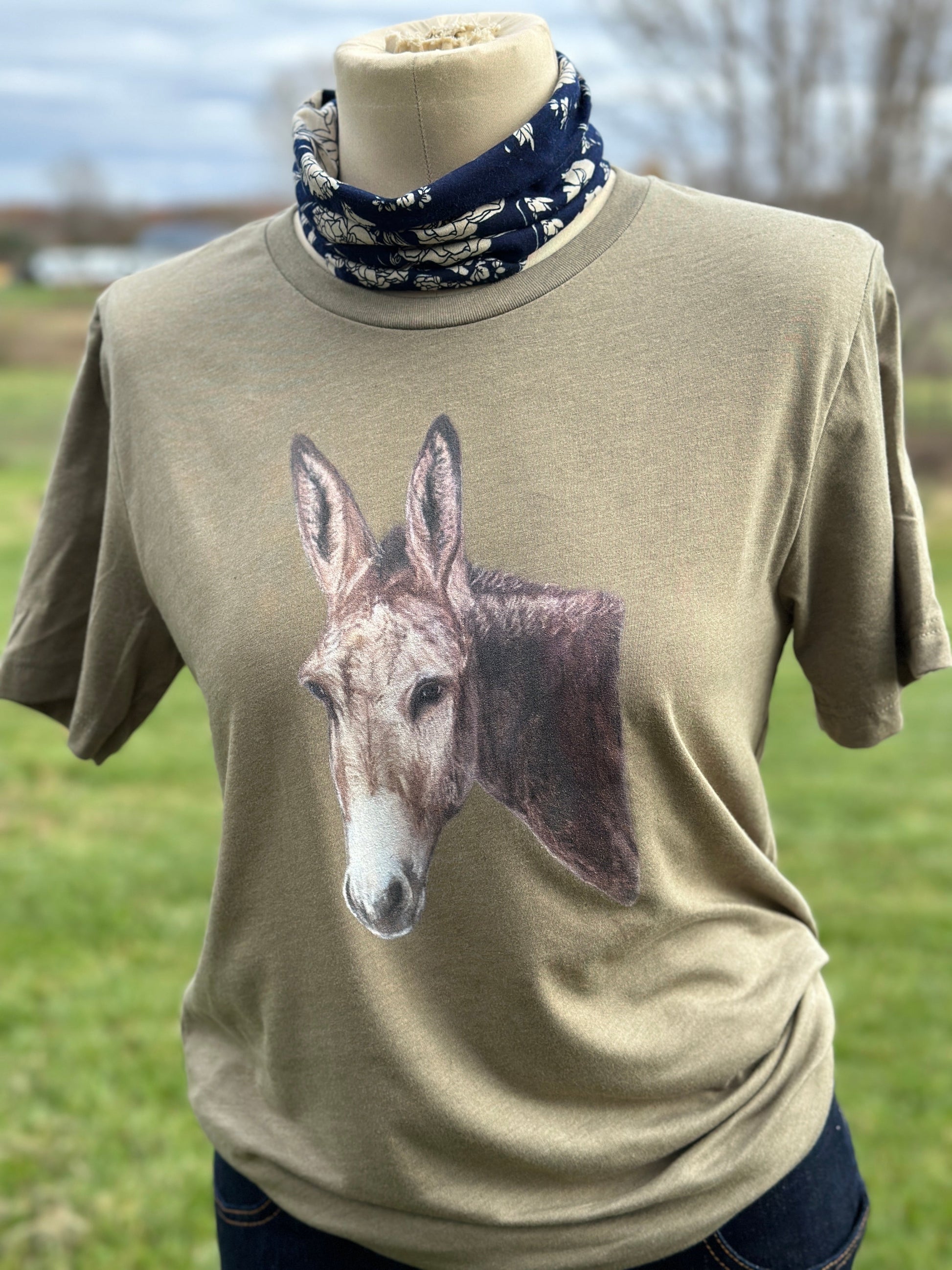 HeeHaw Donkey T-shirt Millville Ridge Farm