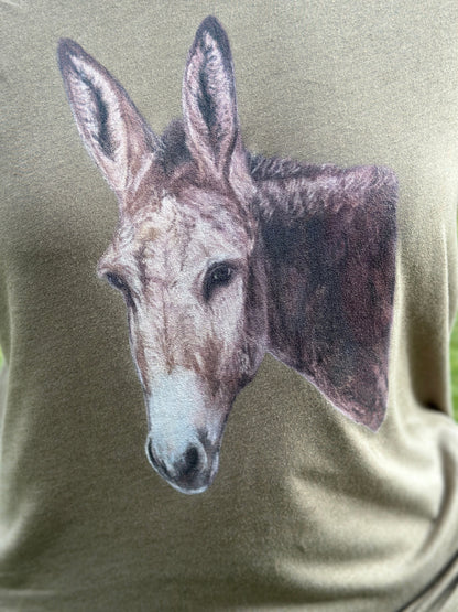 HeeHaw Donkey T-shirt Millville Ridge Farm