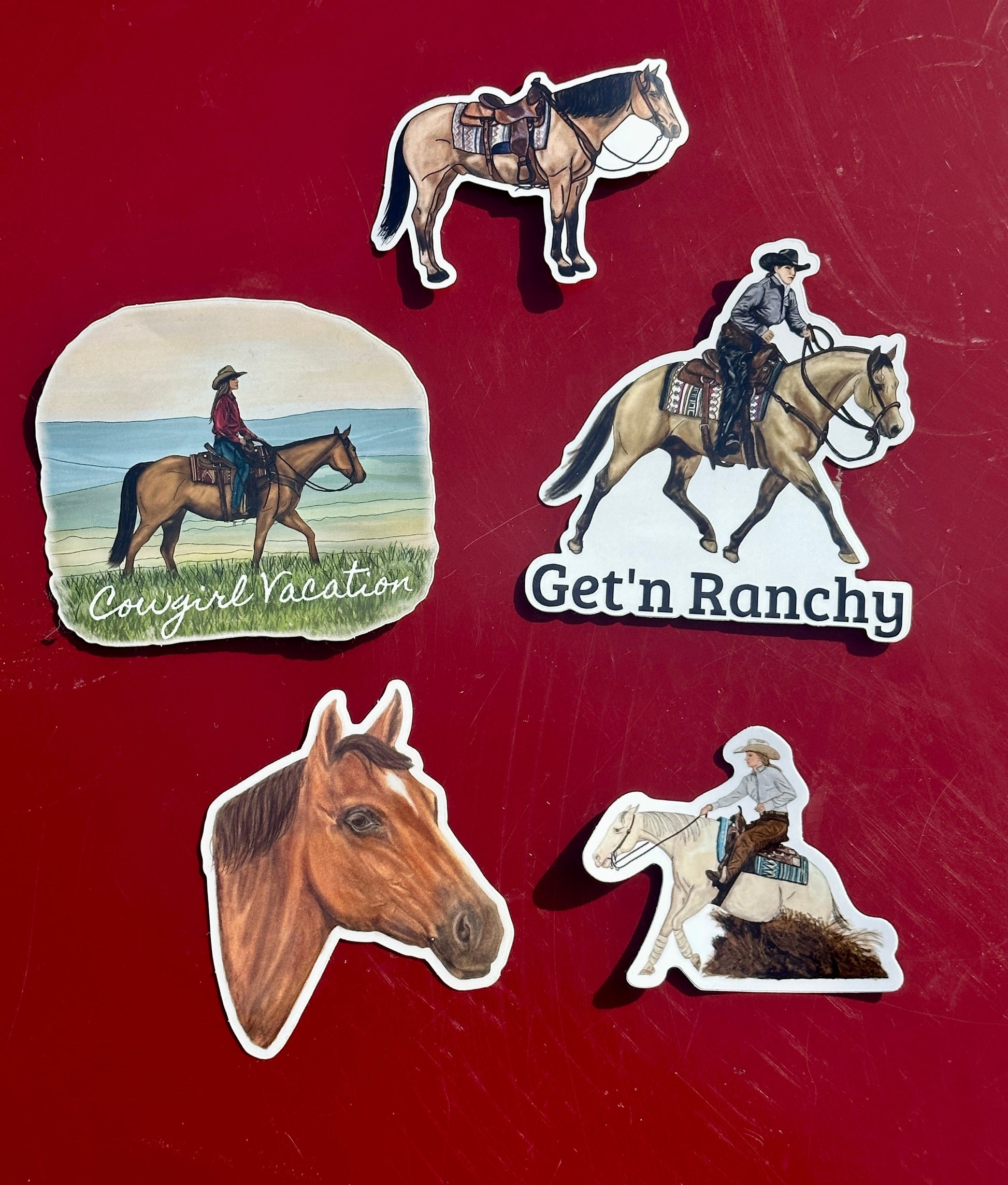 Horse Stickers Millville Ridge Farm