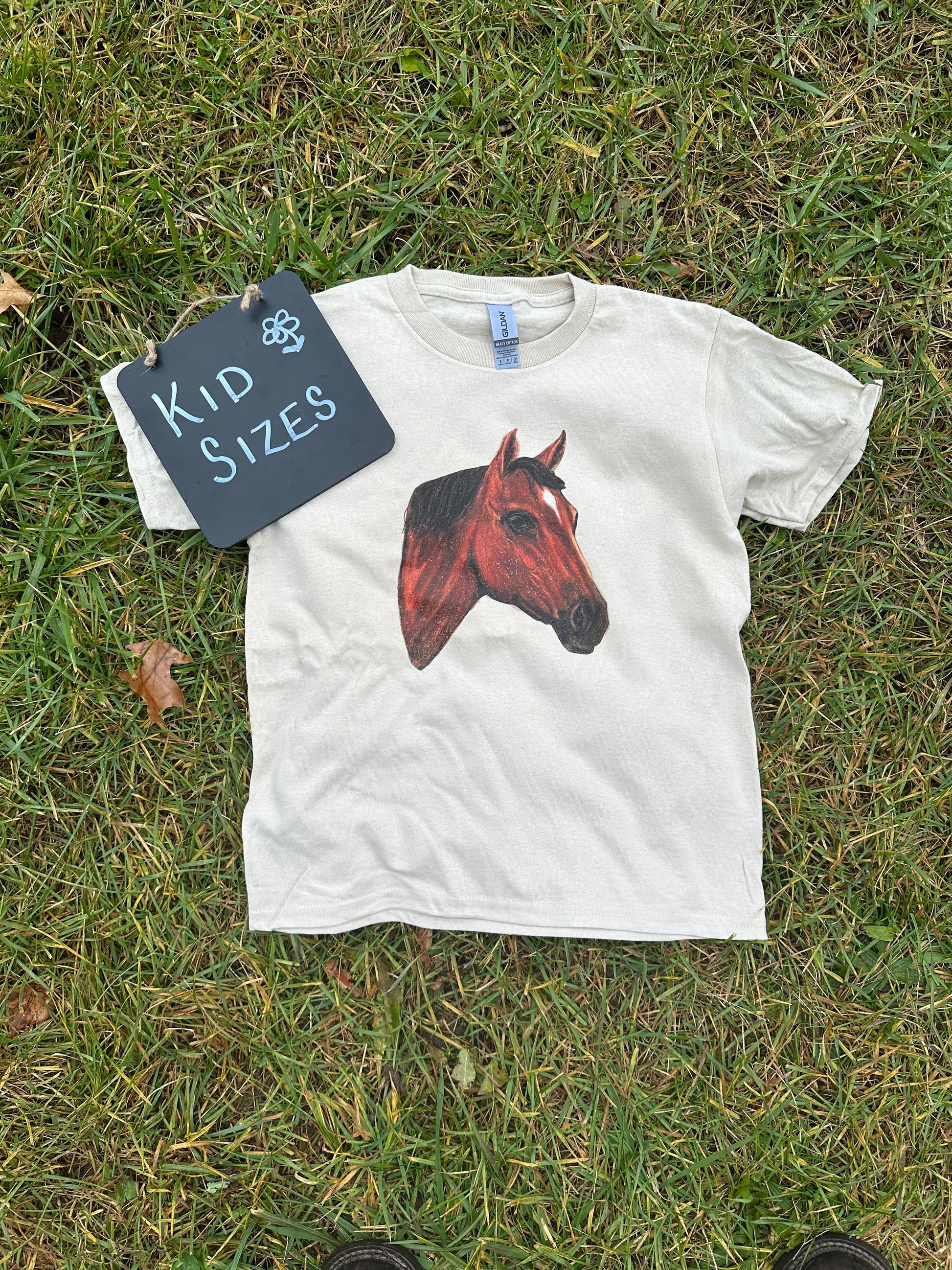 Kid Horse Head T-shirt Millville Ridge Farm