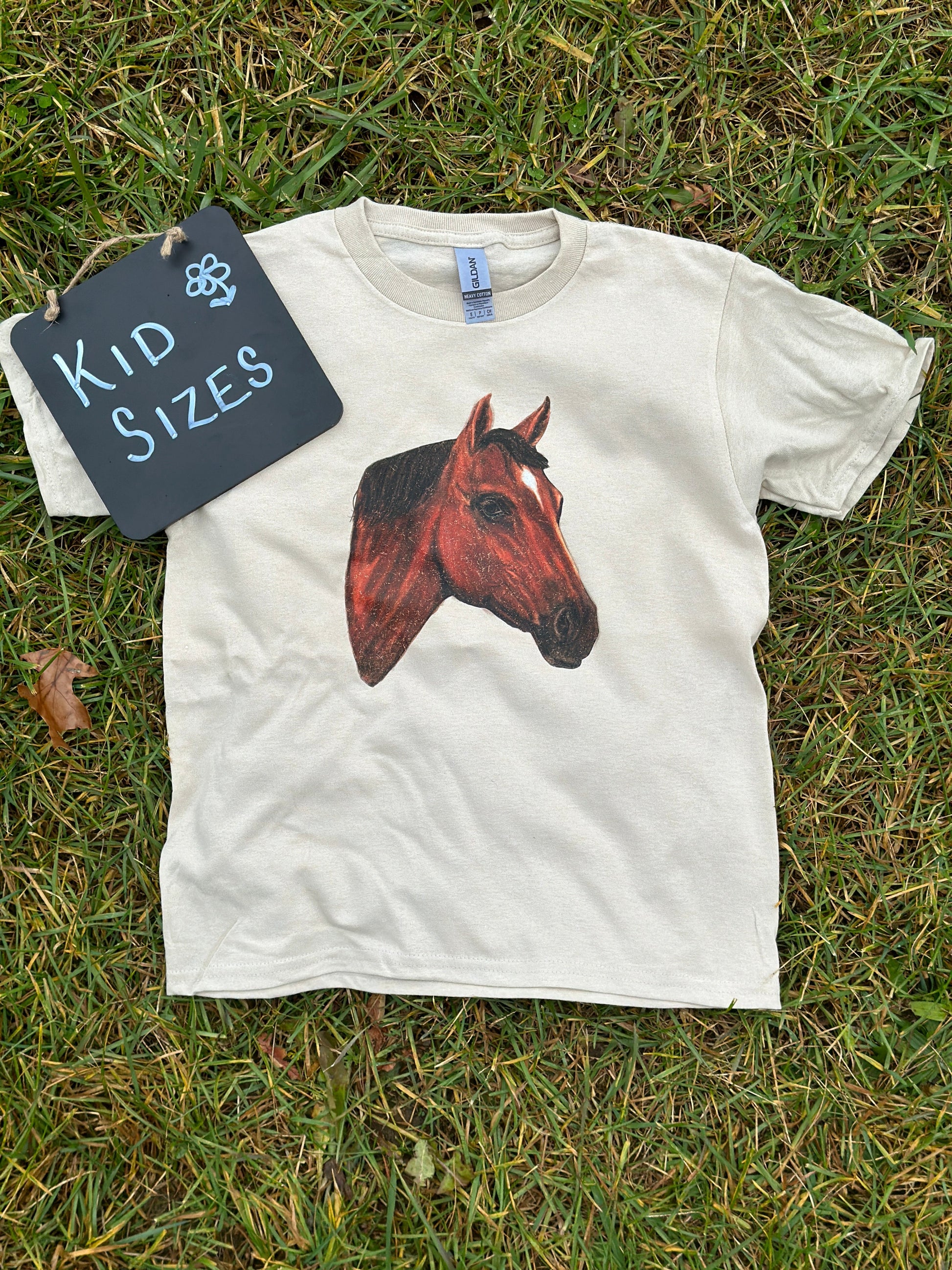 Kid Horse Head T-shirt Millville Ridge Farm