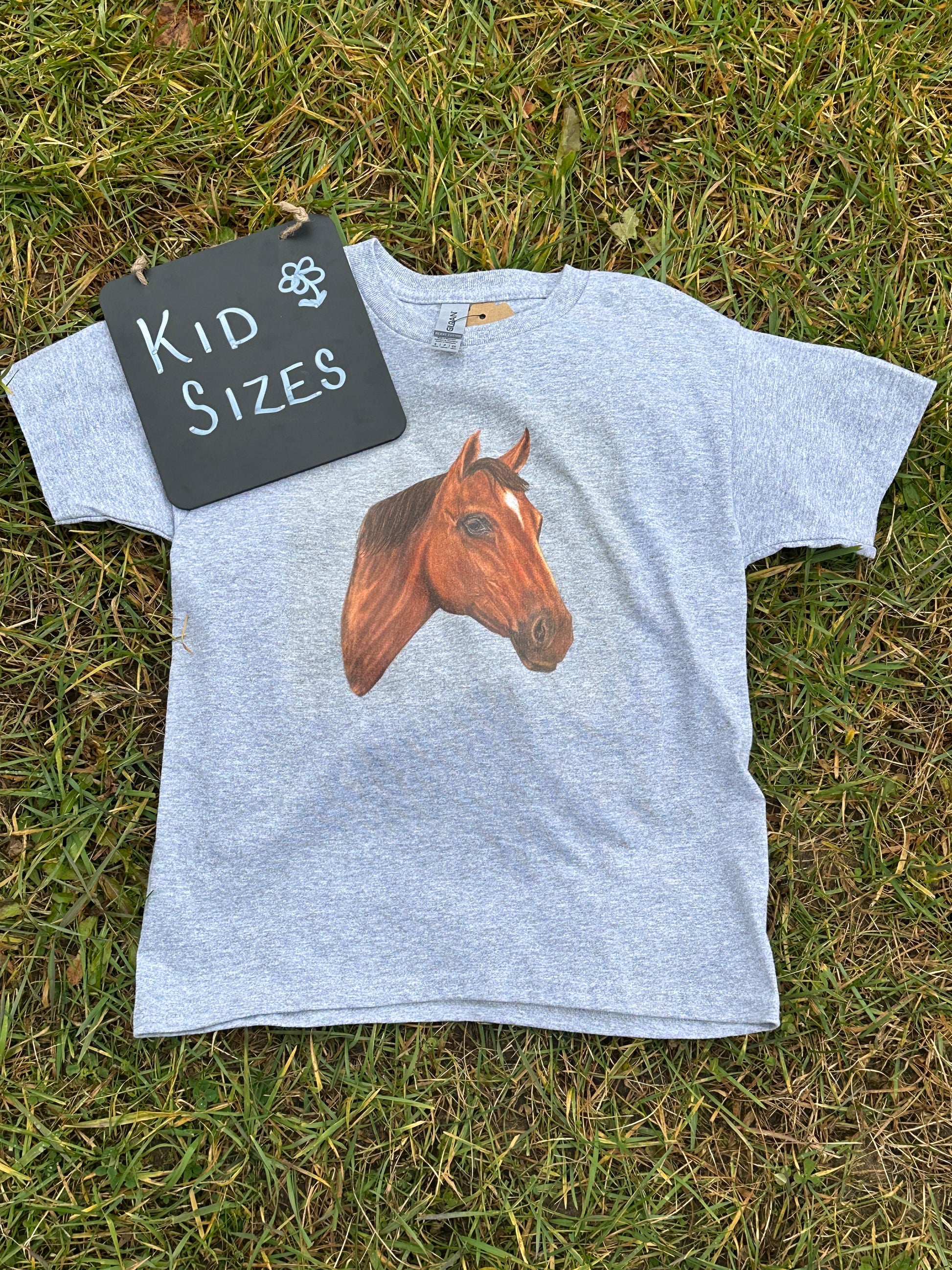 Kid Horse Head T-shirt Millville Ridge Farm