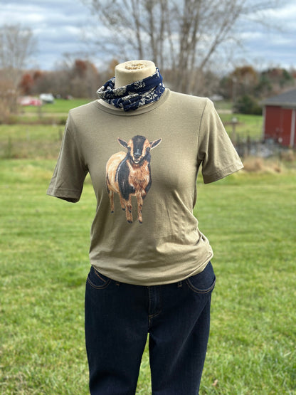 Nigerian Goat Graphic T-Shirt Millville Ridge Farm