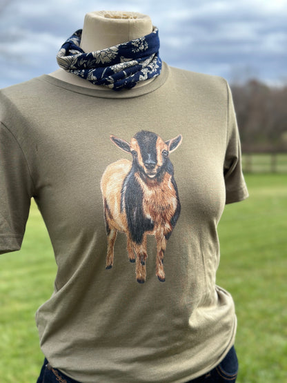 Nigerian Goat Graphic T-Shirt Millville Ridge Farm