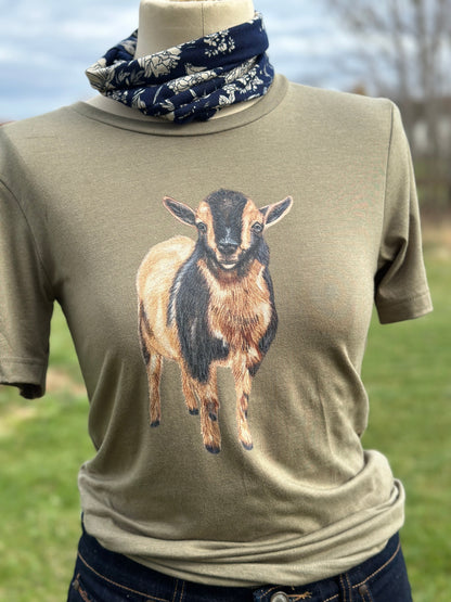 Nigerian Goat Graphic T-Shirt Millville Ridge Farm