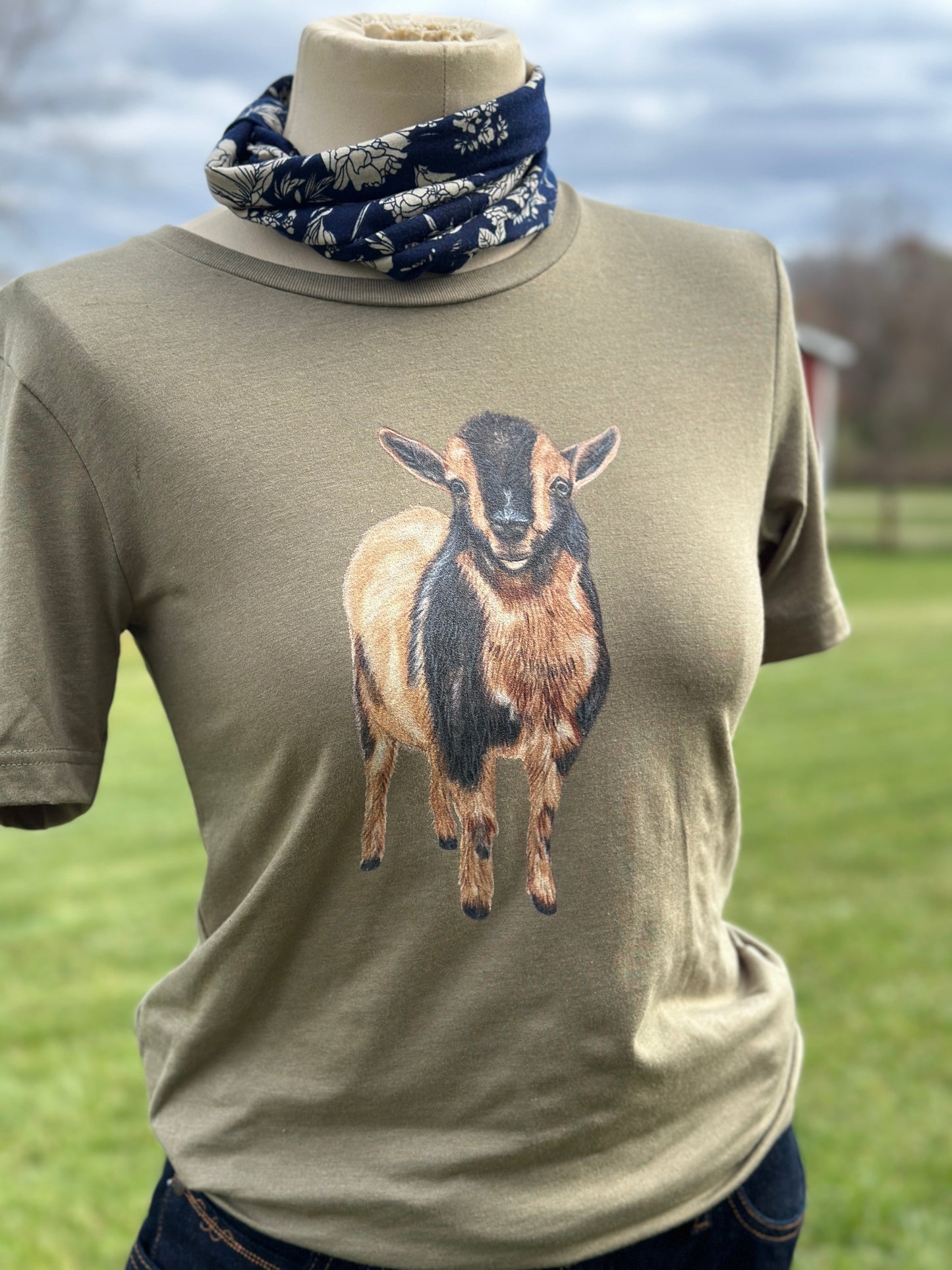 Nigerian Goat Graphic T-Shirt Millville Ridge Farm