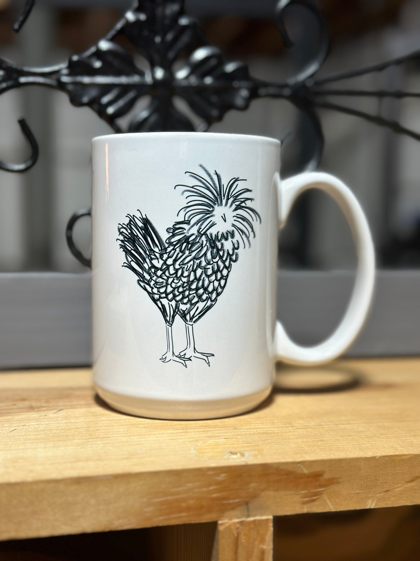 Polish Rooster 15 oz Mug Millville Ridge Farm