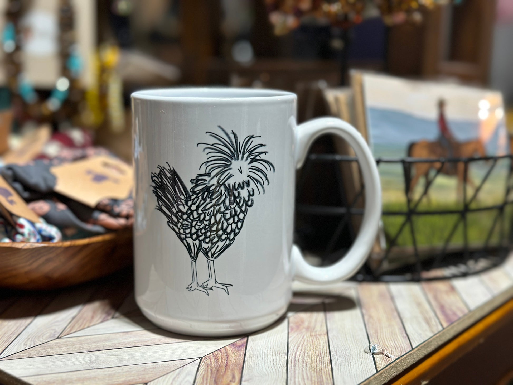 Polish Rooster 15 oz Mug Millville Ridge Farm