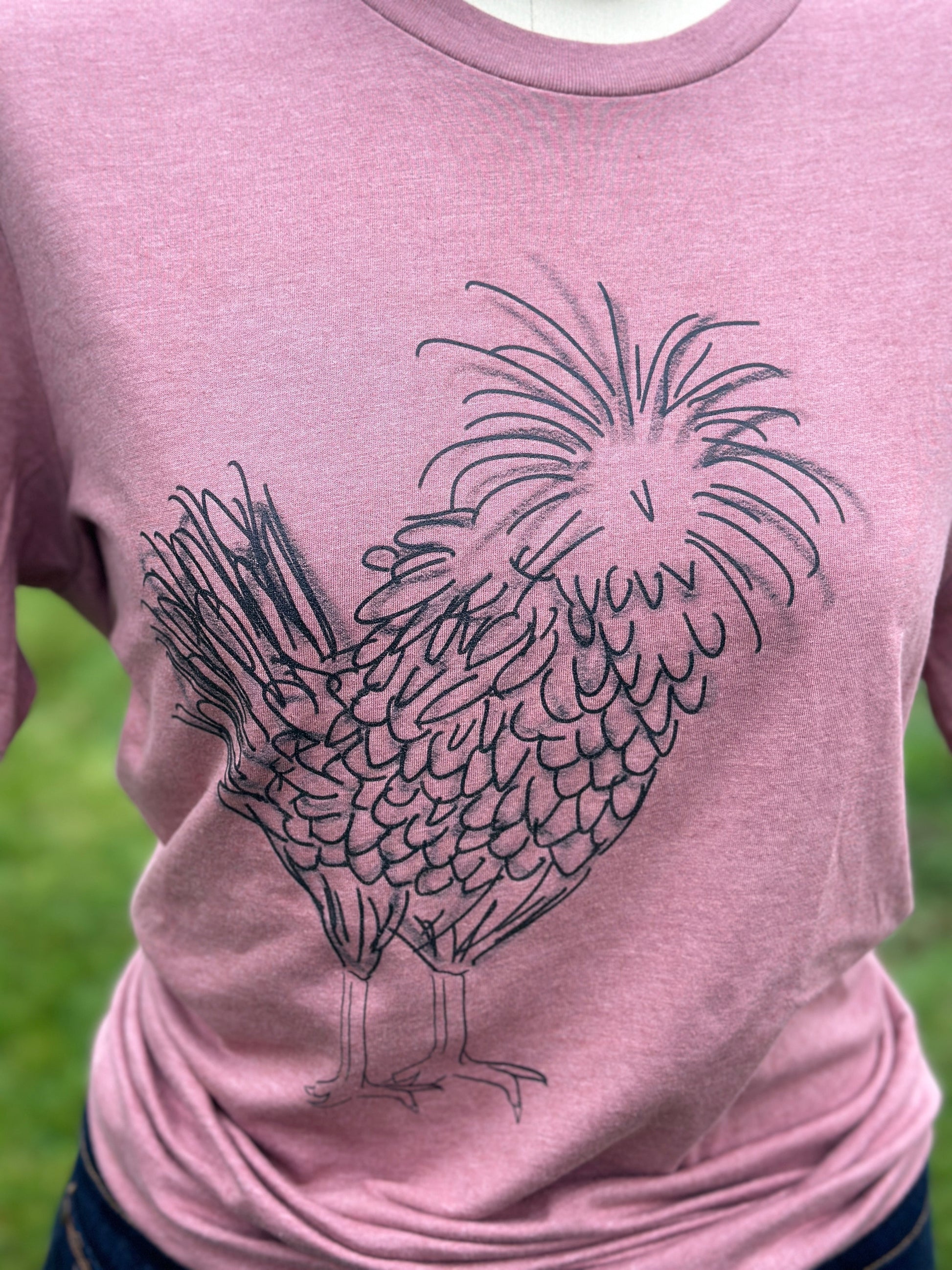 Polish Rooster Graphic T-shirt Millville Ridge Farm