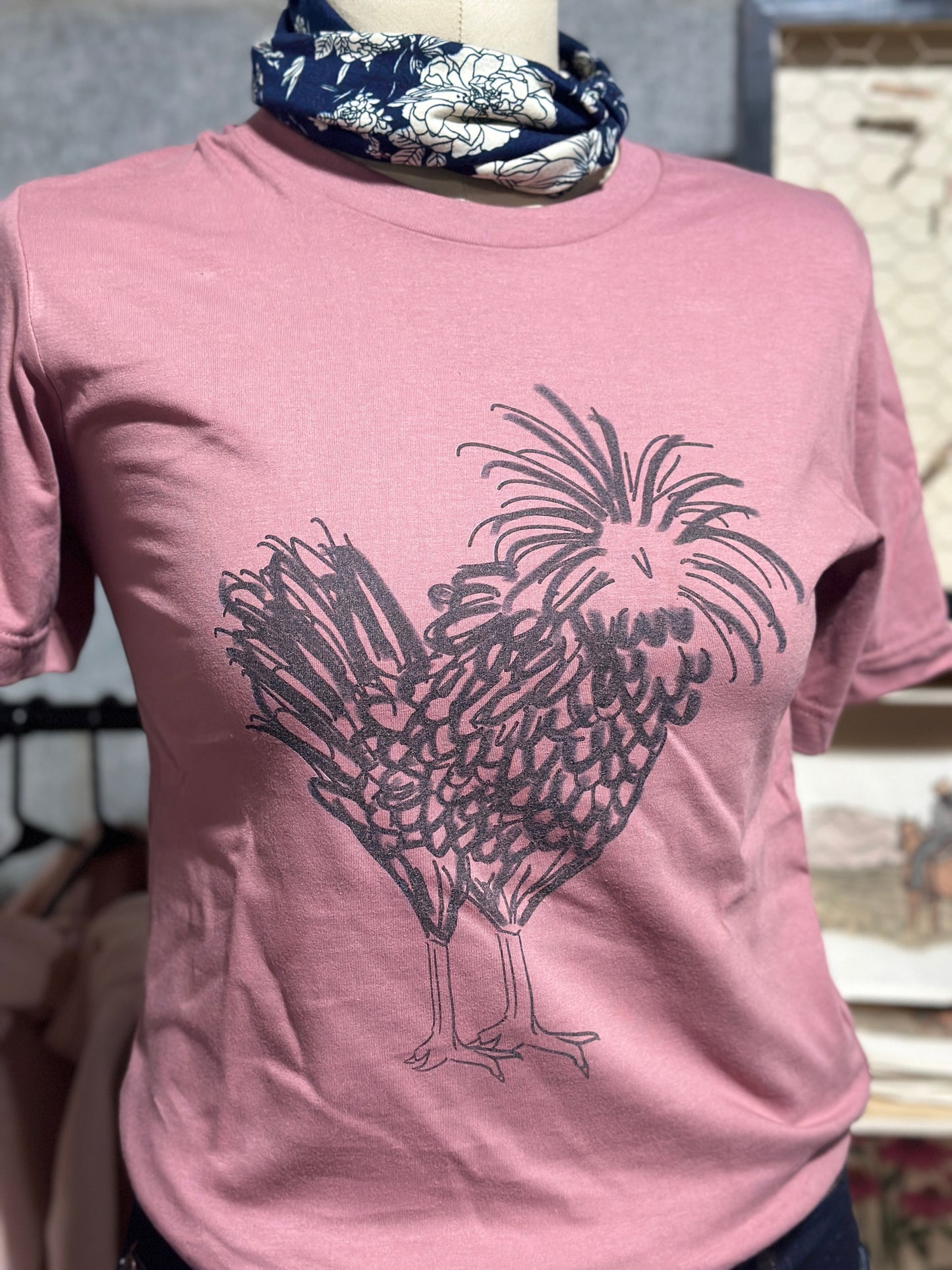 Polish Rooster Graphic T-shirt Millville Ridge Farm