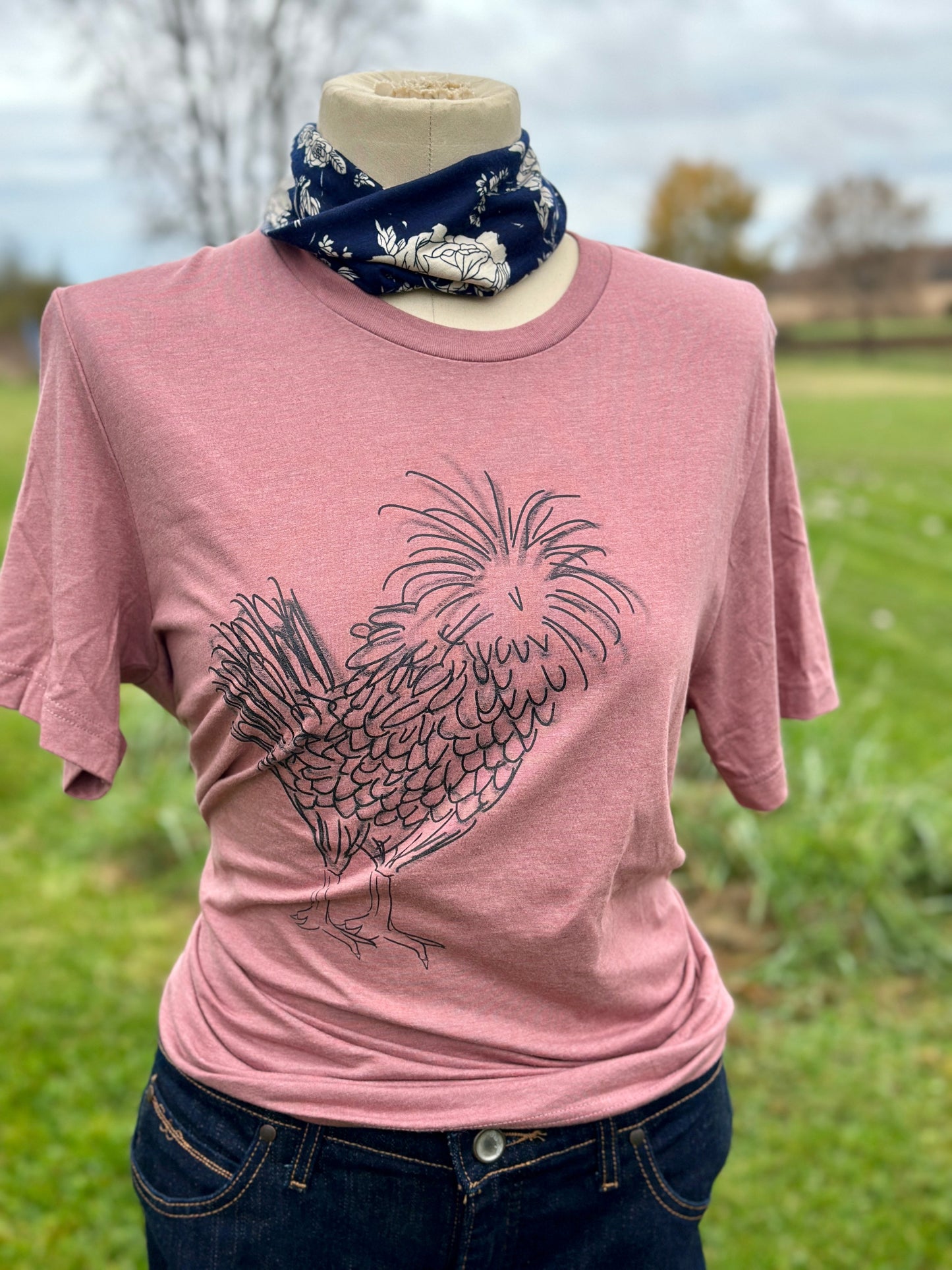 Polish Rooster Graphic T-shirt Millville Ridge Farm