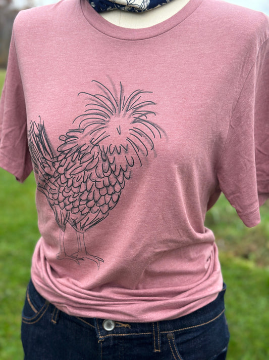 Polish Rooster Graphic T-shirt Millville Ridge Farm