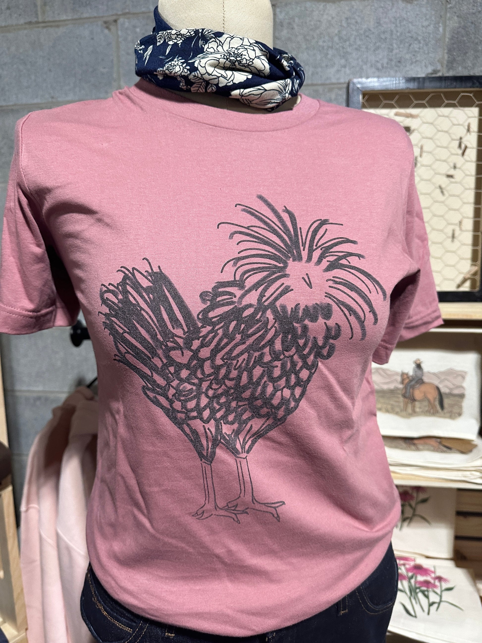 Polish Rooster Graphic T-shirt Millville Ridge Farm