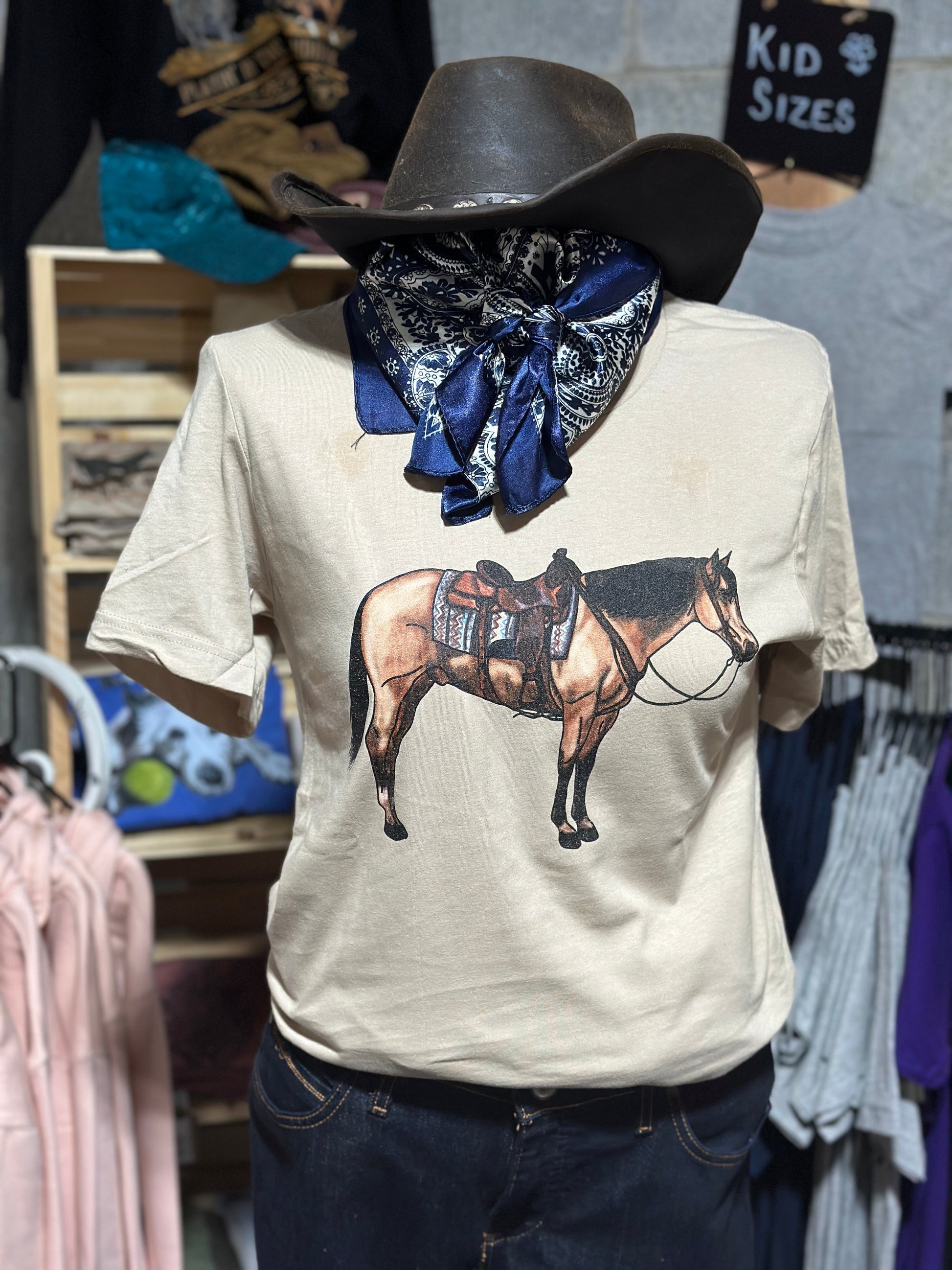 Ranch Horse Graphic T-shirt Millville Ridge Farm