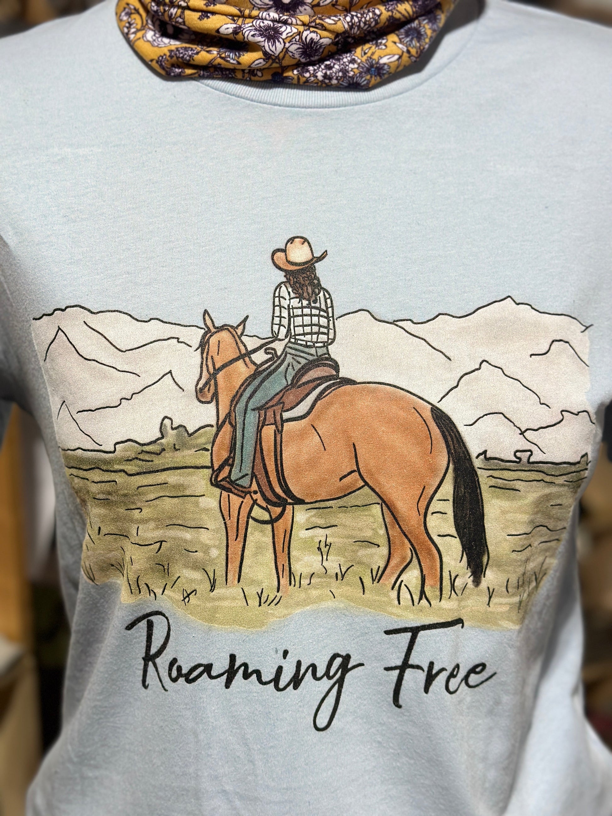 Roaming Free Graphic T-shirt Millville Ridge Farm