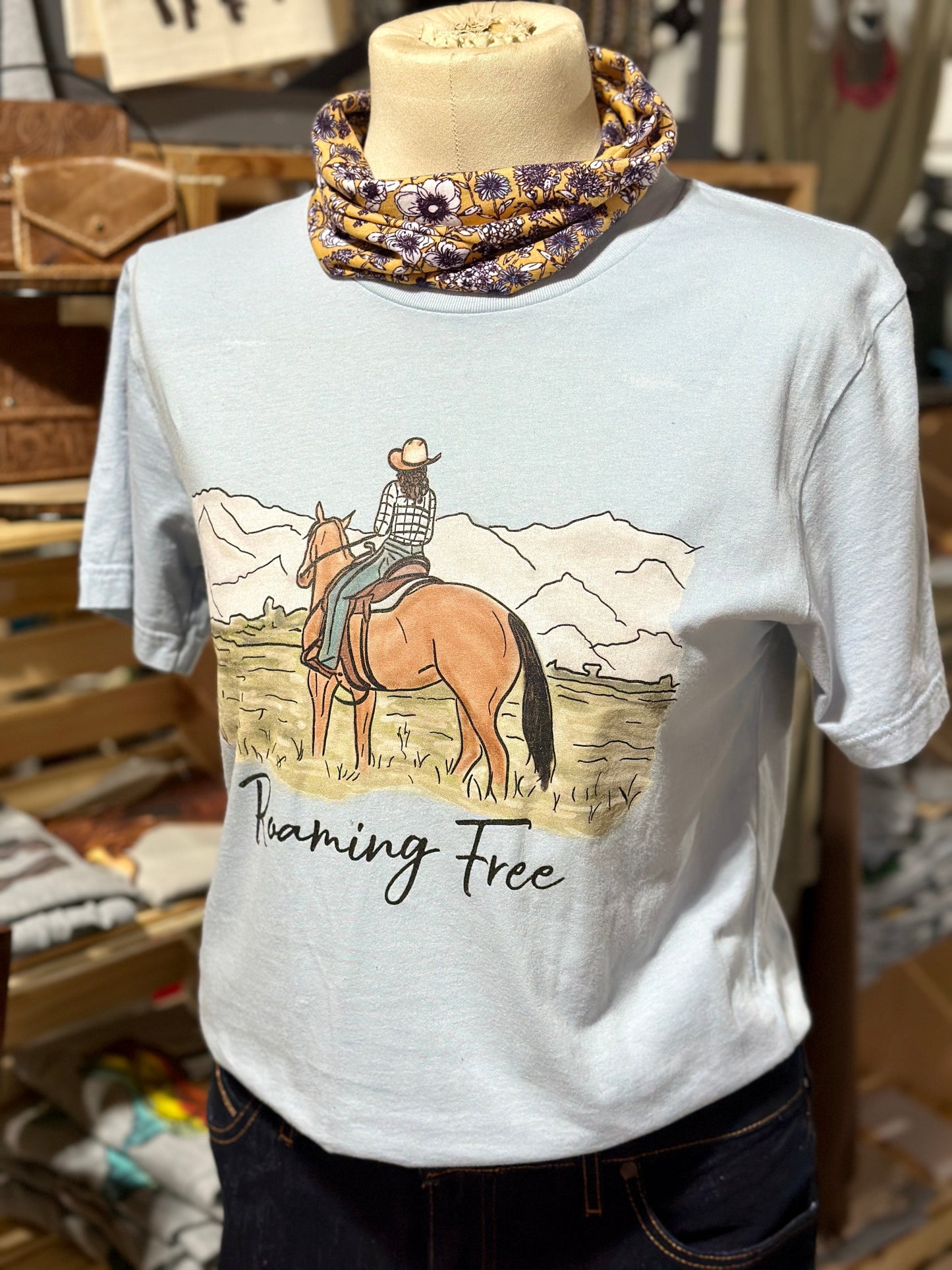 Roaming Free Graphic T-shirt Millville Ridge Farm