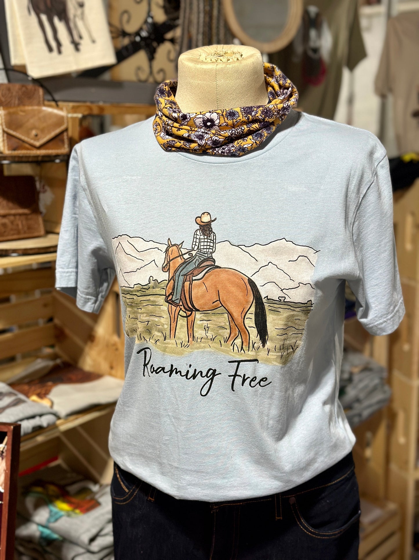 Roaming Free Graphic T-shirt Millville Ridge Farm