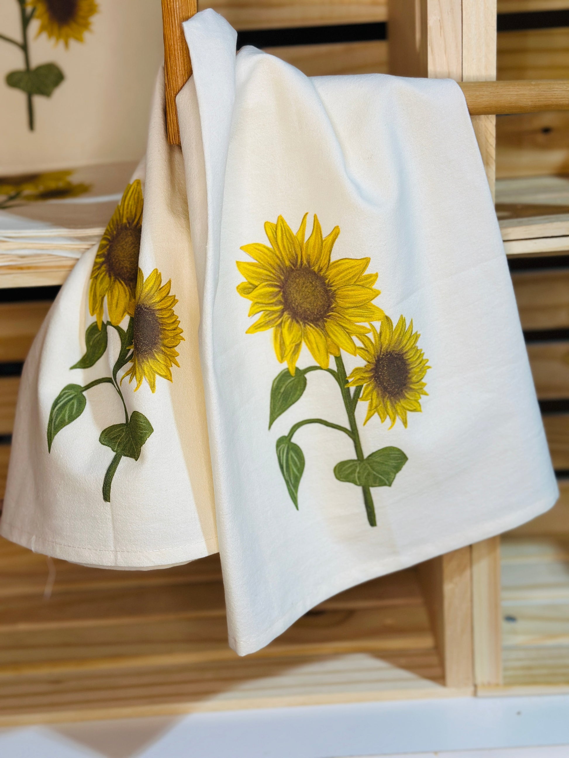 Sunflower Farmhouse Towel Millville Ridge Farm