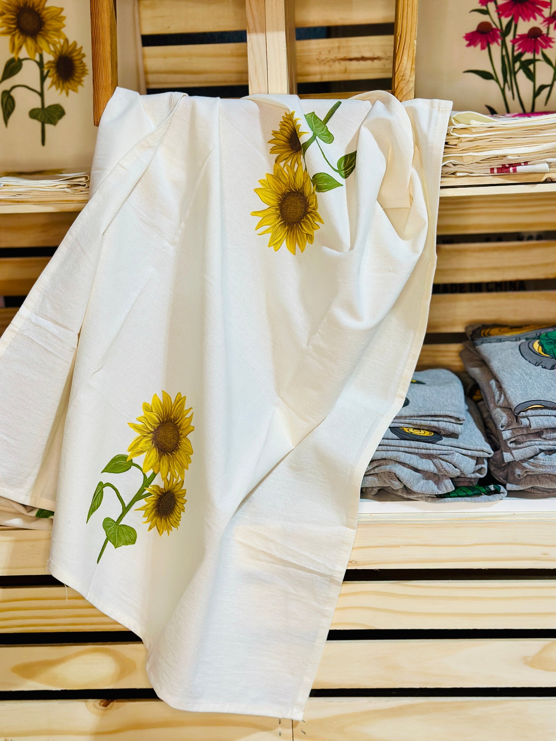 Sunflower Farmhouse Towel Millville Ridge Farm