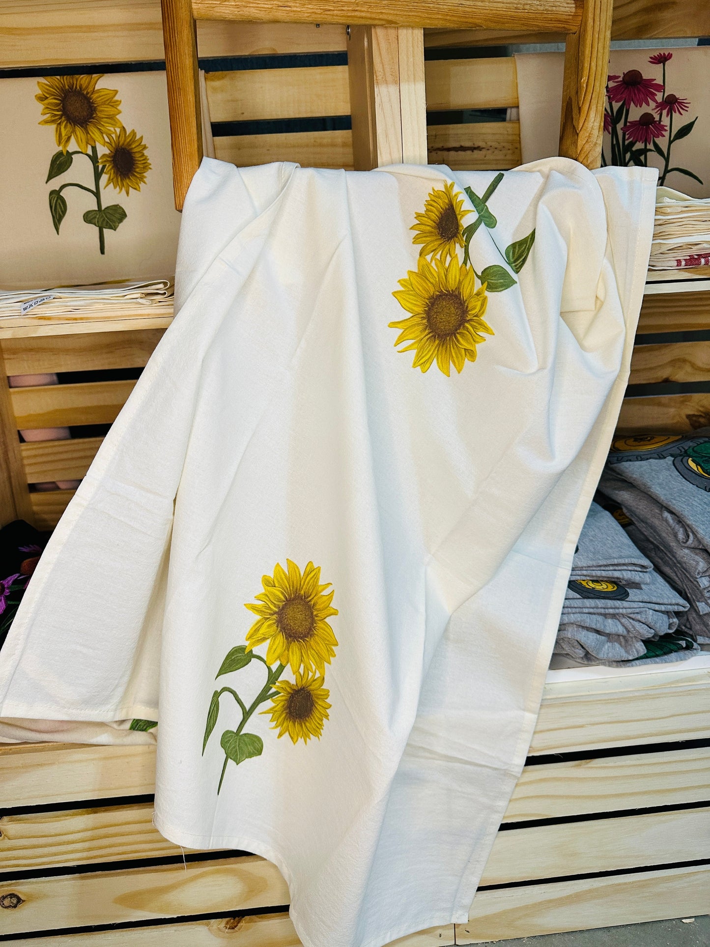 Sunflower Farmhouse Towel Millville Ridge Farm