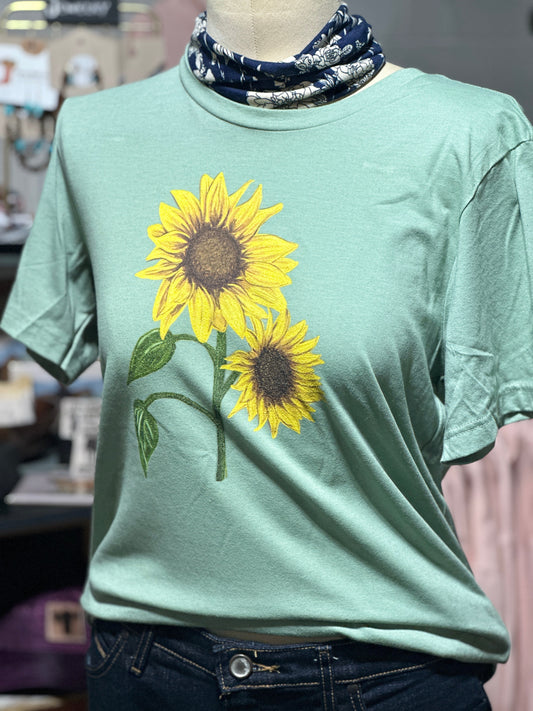 Sunflower Graphic T-shirt Millville Ridge Farm